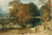 Joseph Mallord William Turner Turner 1813 watercolour, Ivy Bridge France oil painting artist